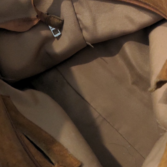 prune argentina brown suede purse With Dust Bag - Picture 8 of 16